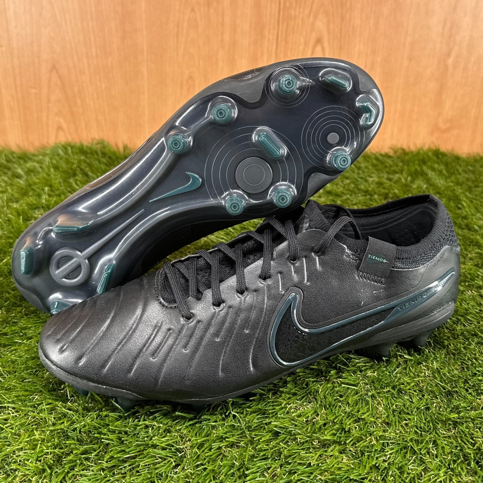 Nike Tiempo Legend 10 Elite Fg Black Soccer Cleats Dv4328-002 Men’s Size 8